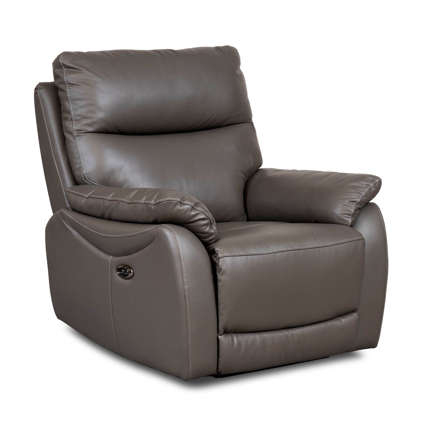 Hartley Recliner Sofas - Grey Leather