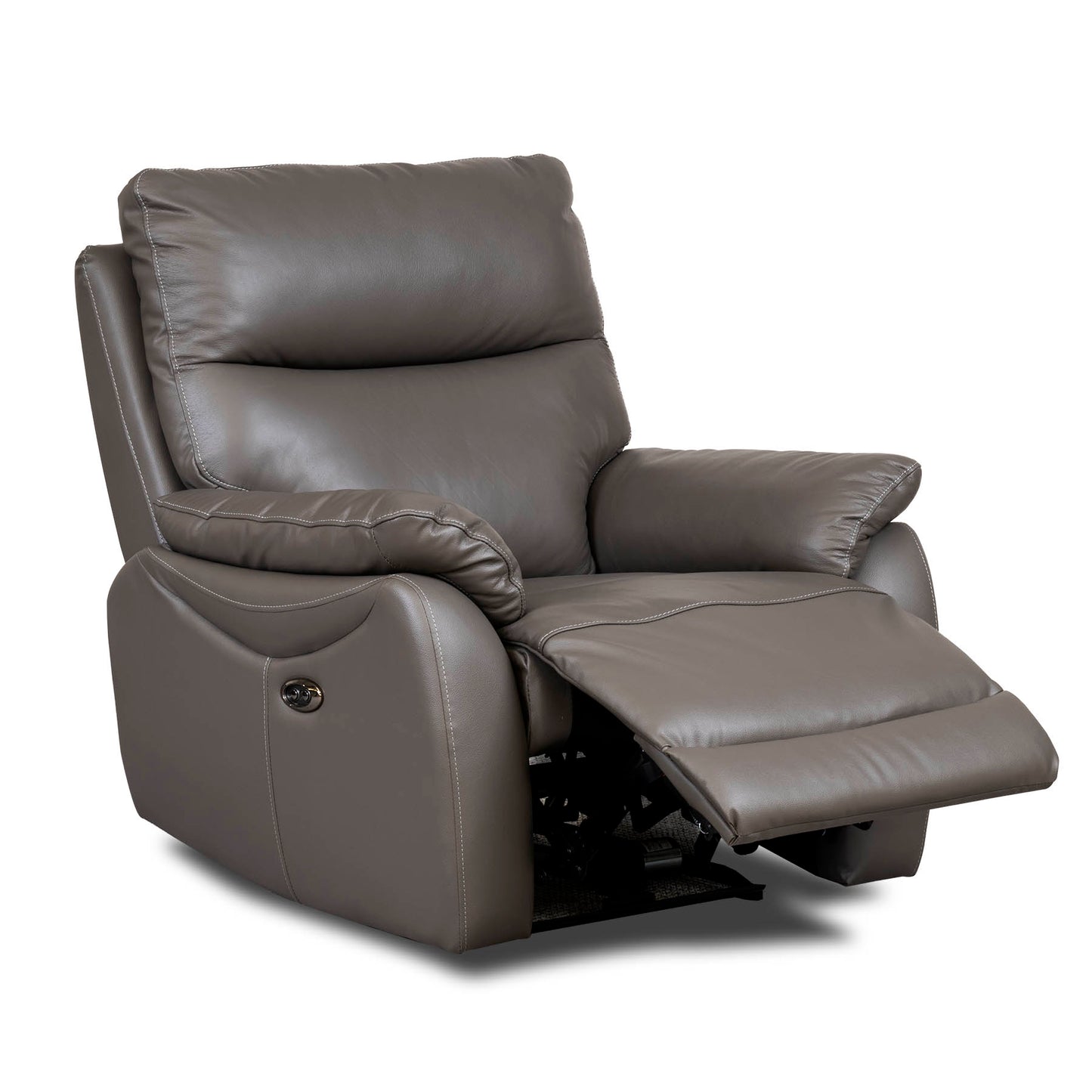 Hartley Recliner Sofas - Grey Leather