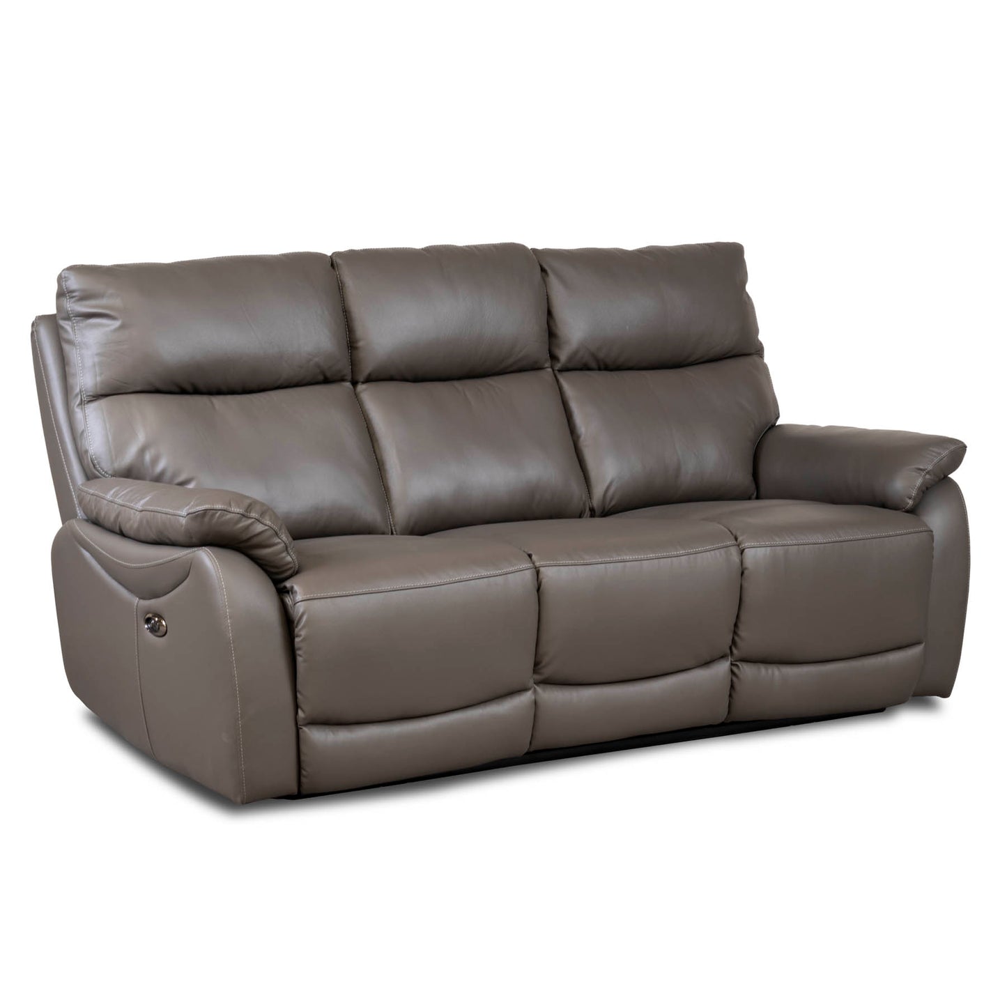 Hartley Recliner Sofas - Grey Leather