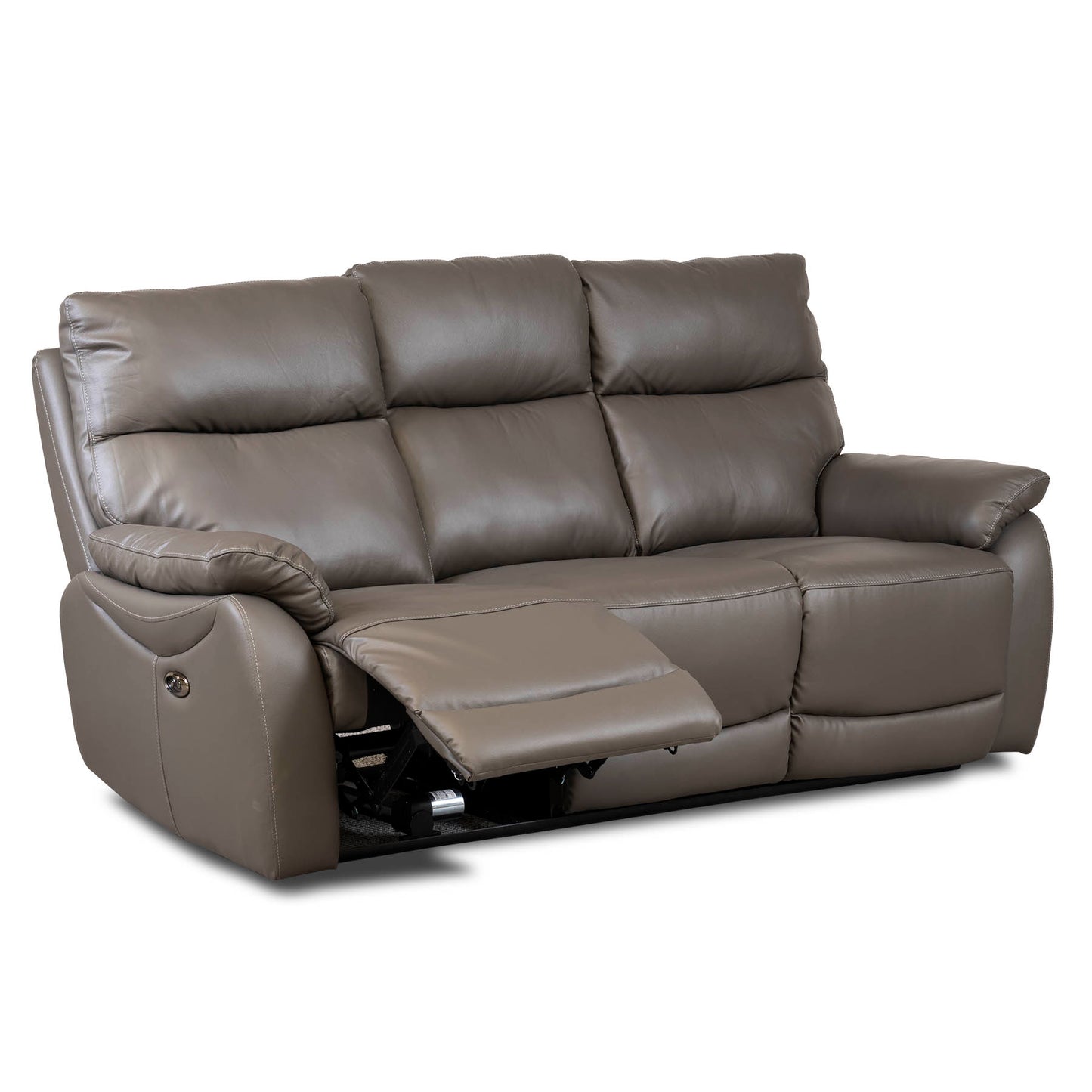 Hartley Recliner Sofas - Grey Leather