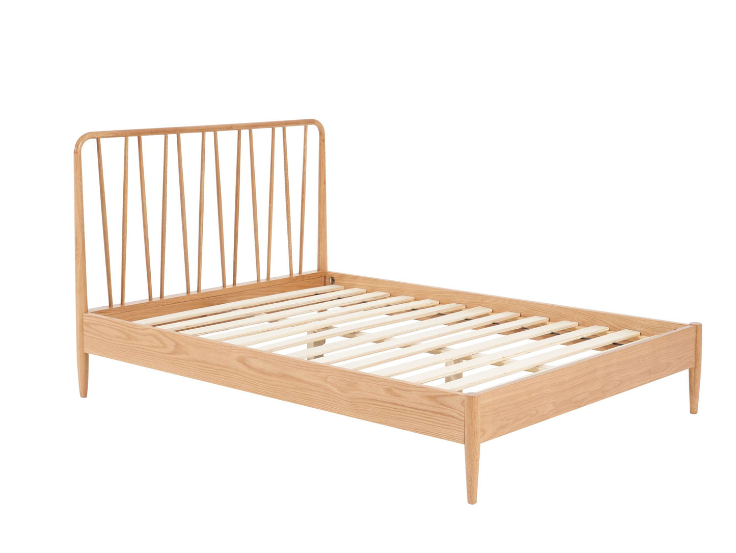 Jesper Oak Wooden Bed