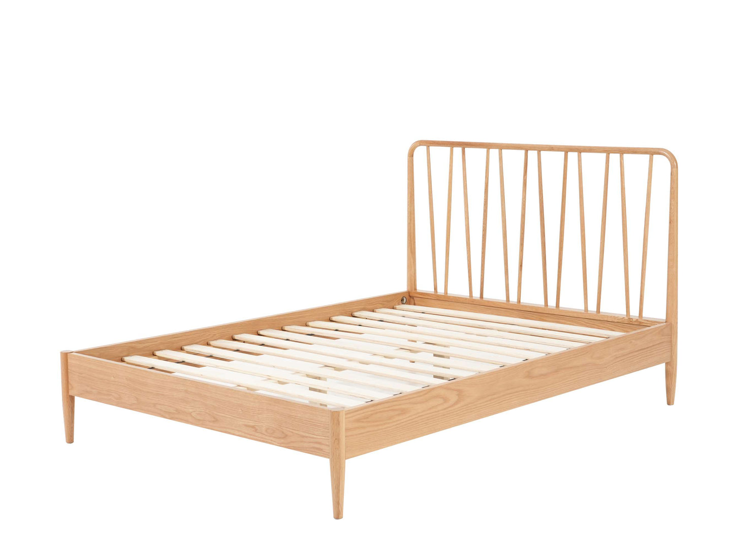 Jesper Oak Wooden Bed