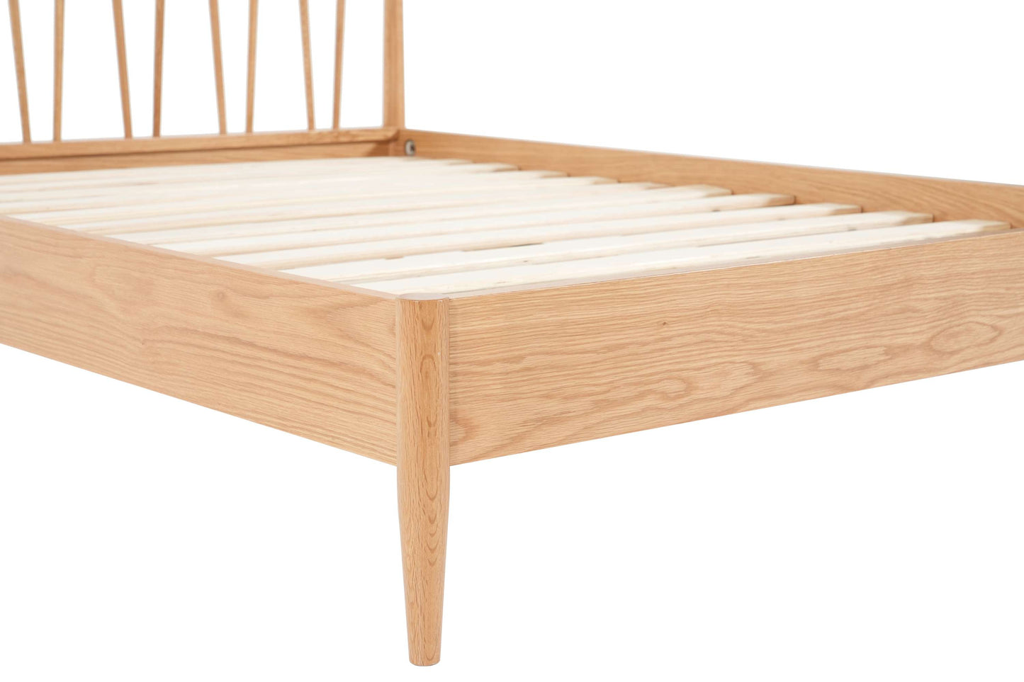 Jesper Oak Wooden Bed