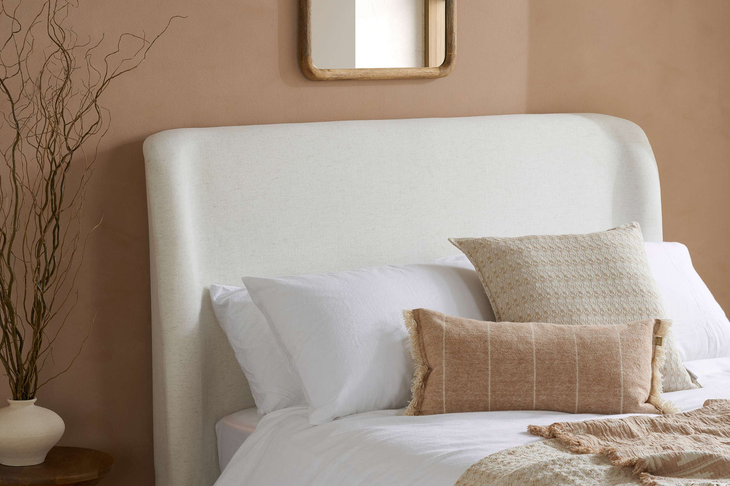 Lanis Cream Ottoman Storage Bed