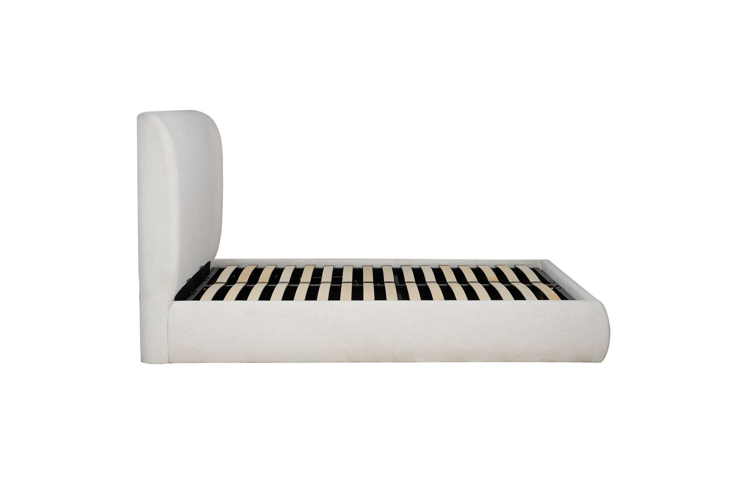 Lanis Cream Ottoman Storage Bed