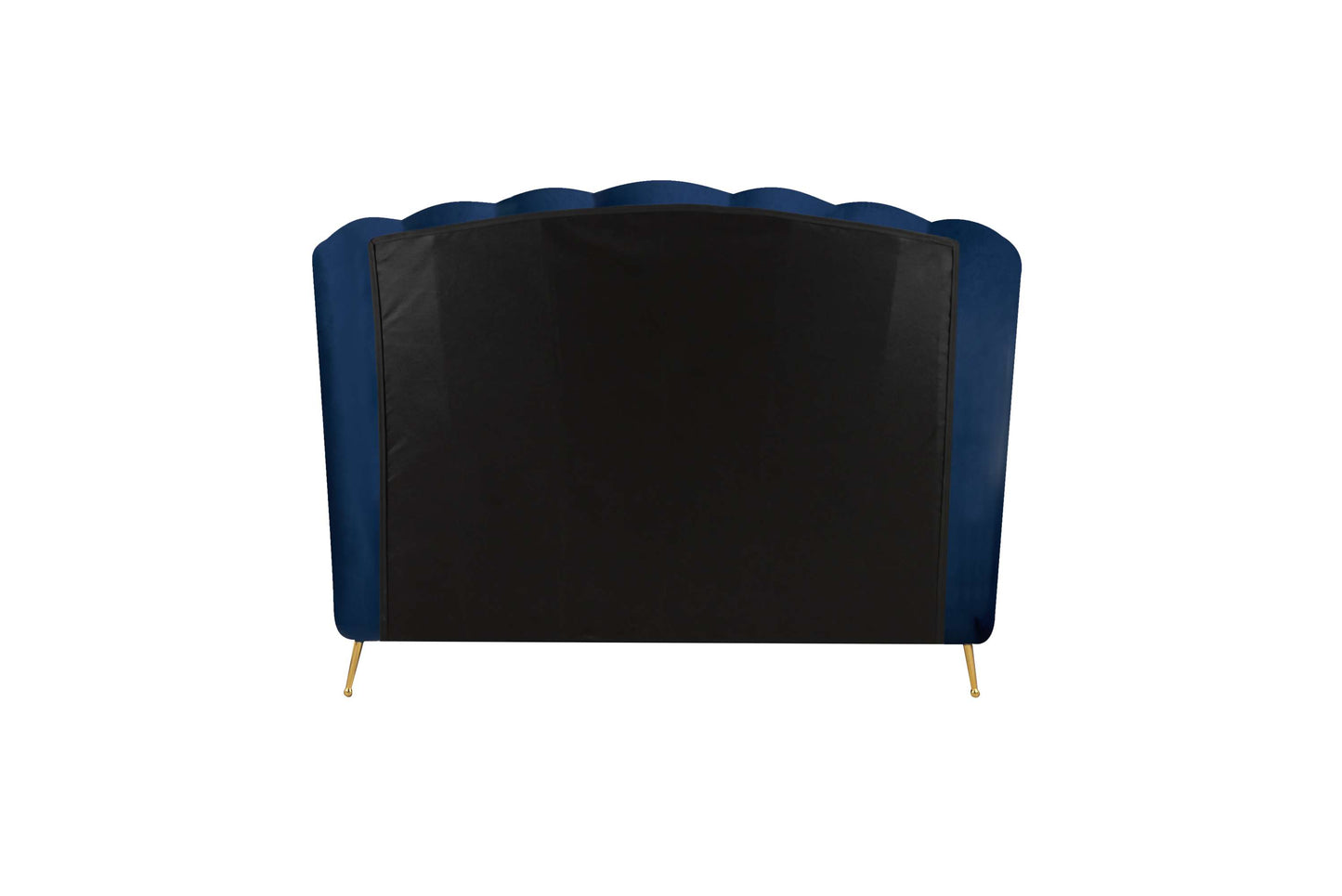 Lottie Midnight Blue Fabric Ottoman Storage Bed