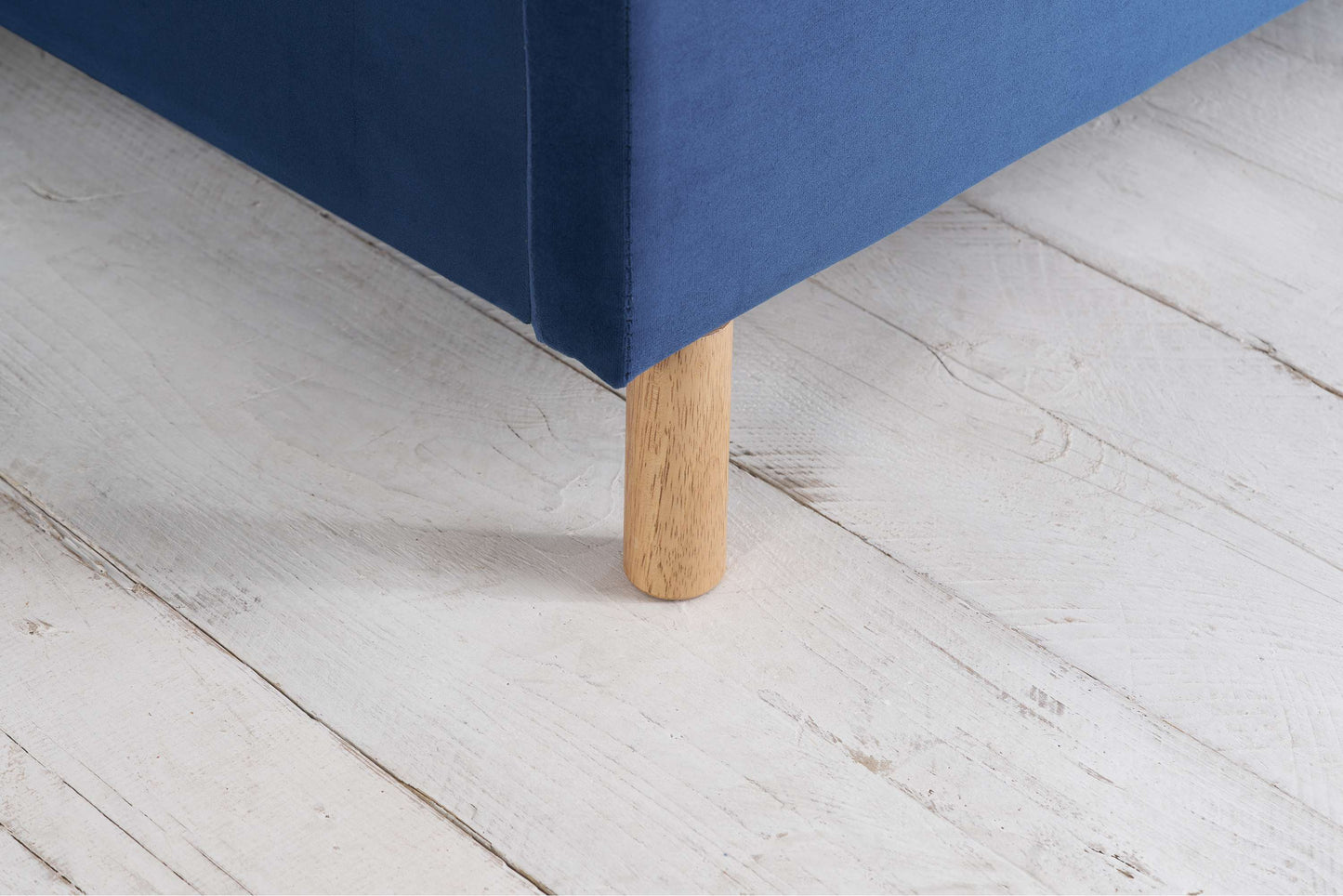 Loxley Blue Fabric Ottoman Storage Bed