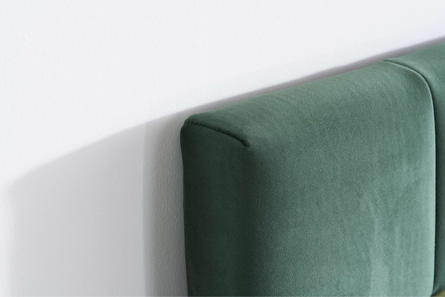 Loxley Green Fabric Ottoman Storage Bed