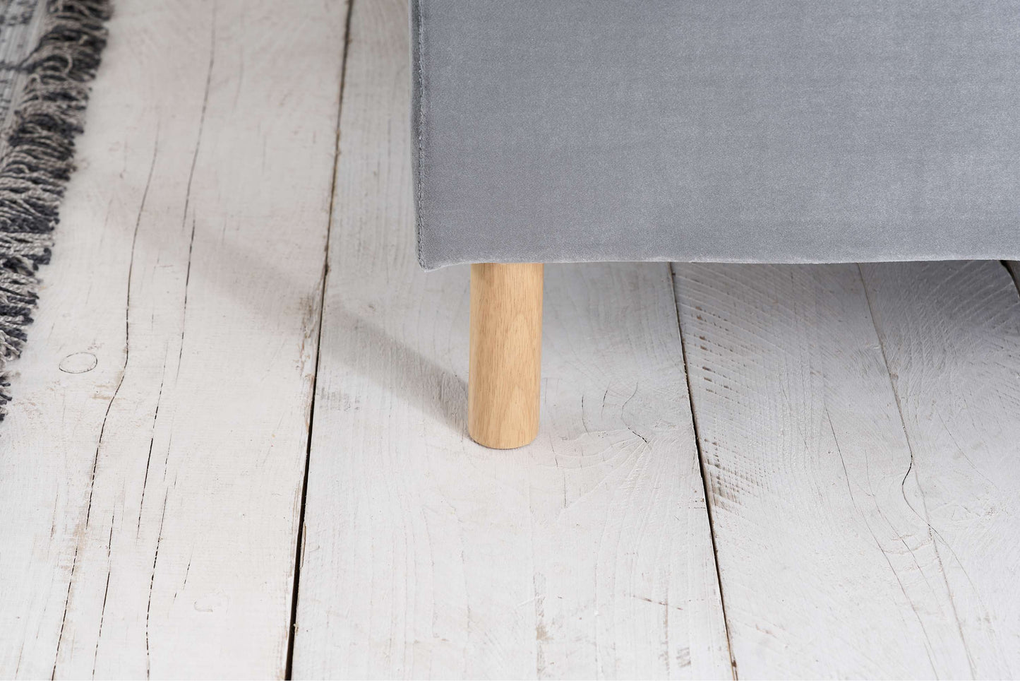 Loxley Grey Fabric Ottoman Storage Bed