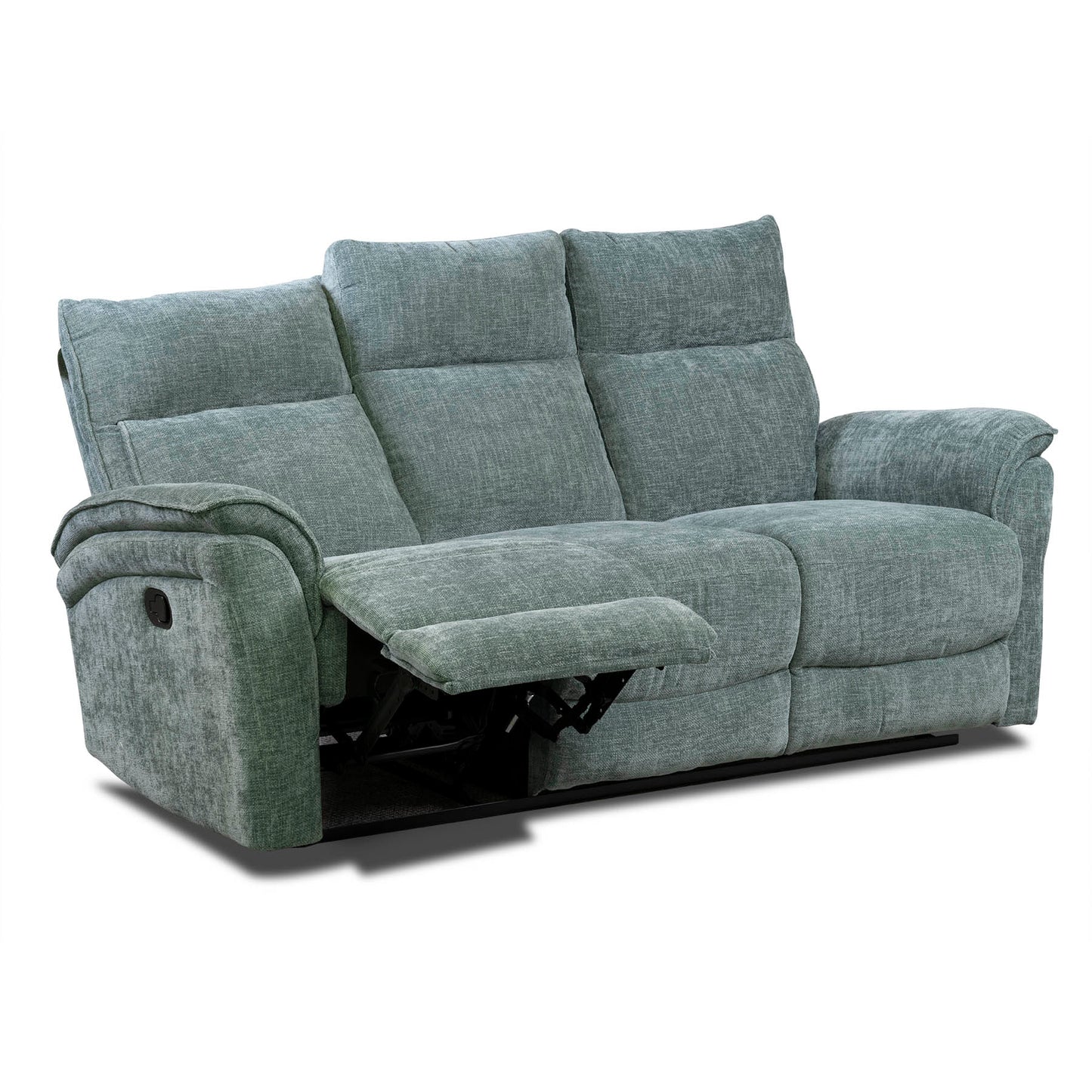 Liberty Recliner Sofas - Dusty Green Fabric