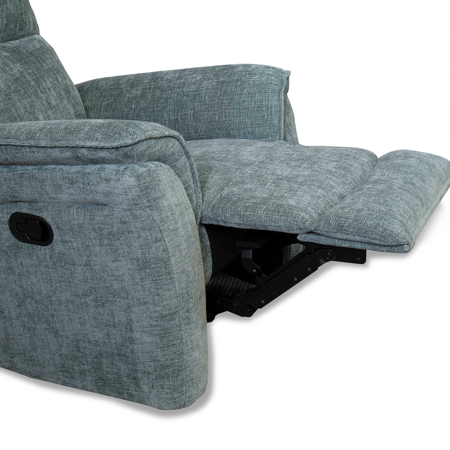 Liberty Recliner Sofas - Dusty Green Fabric