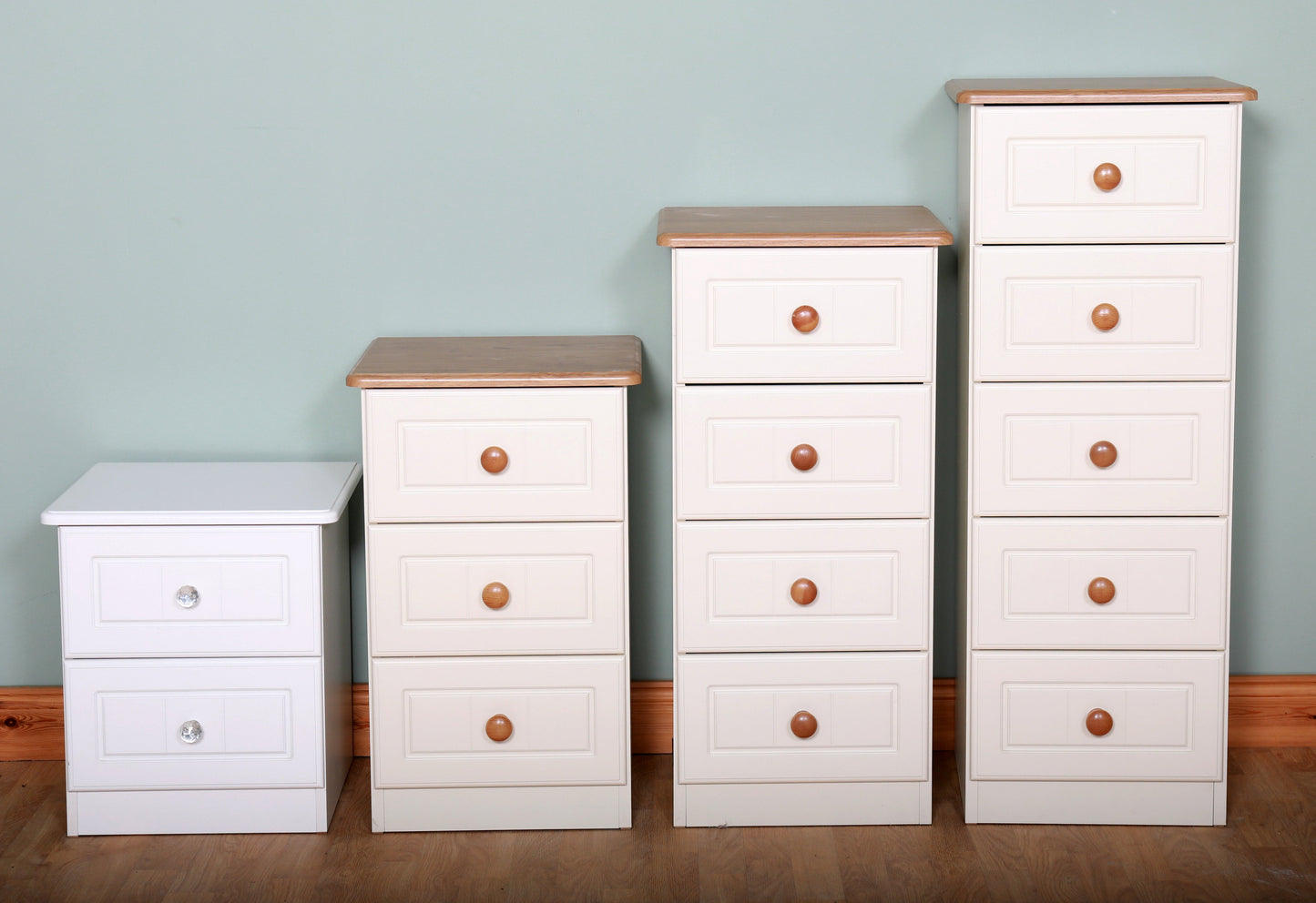Millwood 3 Drawer Bedside Locker - Choose Your Colours