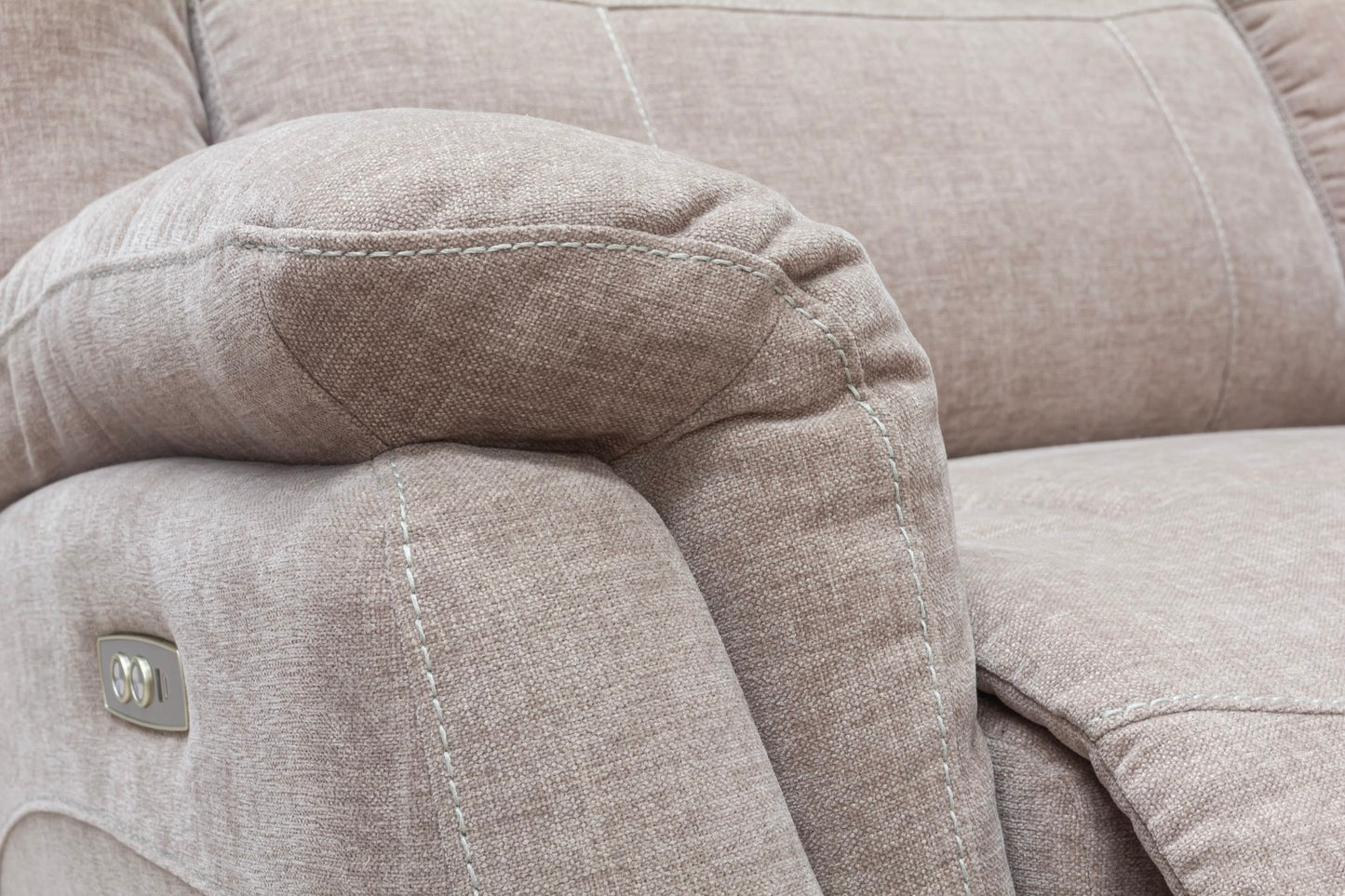 Lorenza Recliner Sofas Champagne Fabric