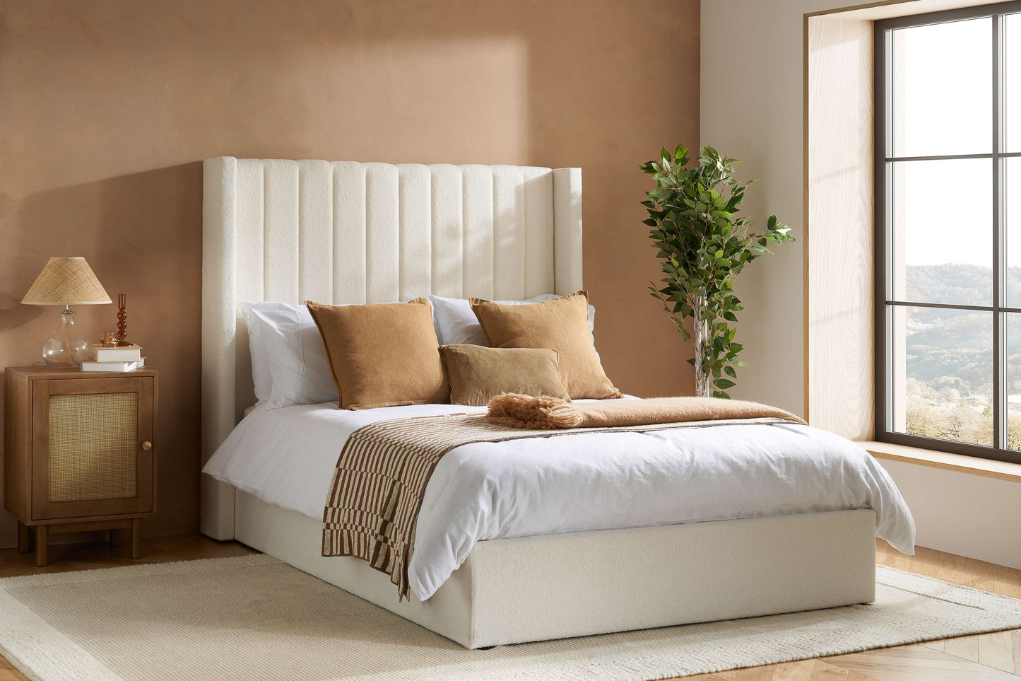 Maisey White Ottoman Storage Bed