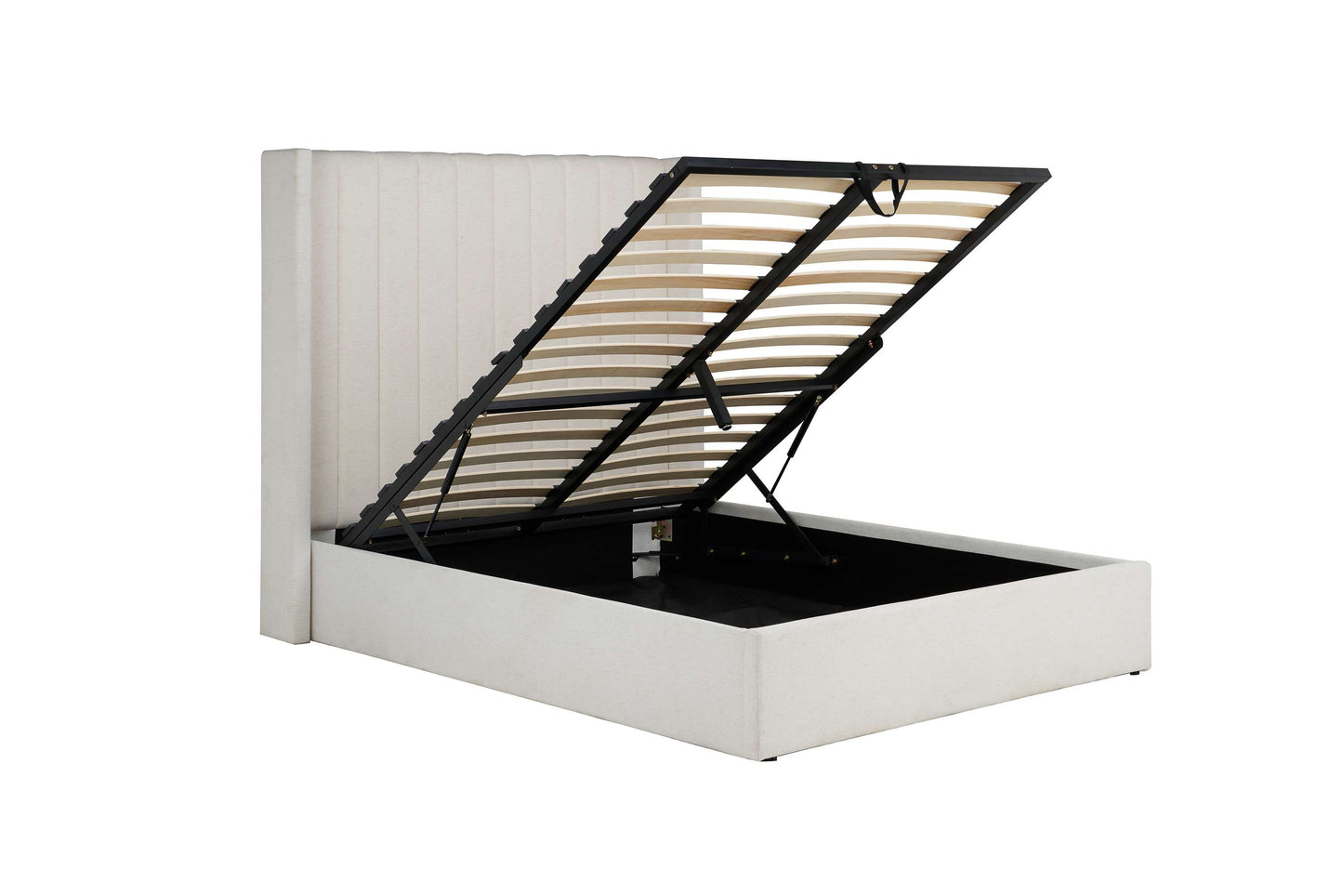 Maisey Cream Ottoman Storage Bed