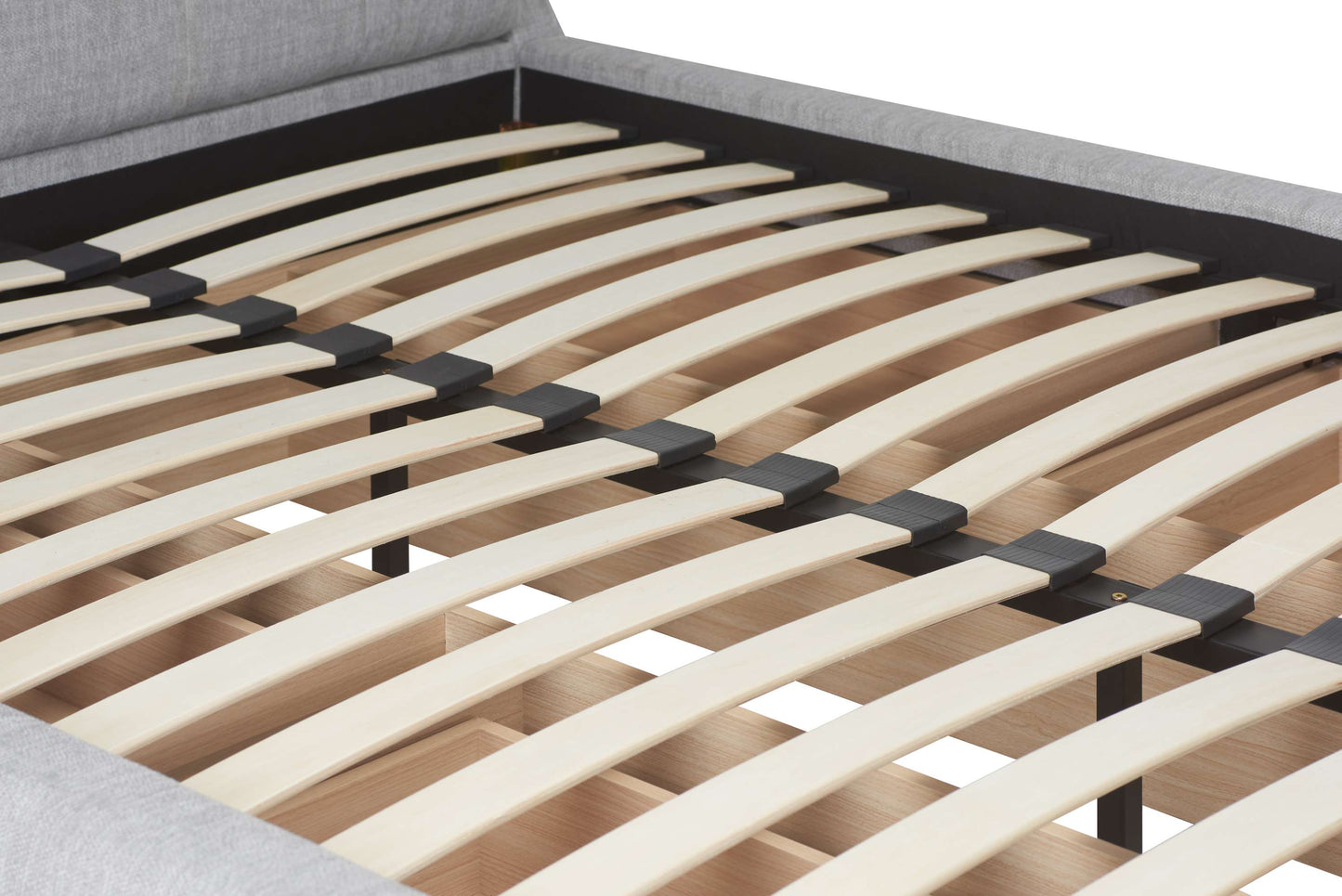 Mayfair Grey Fabric Bed With Storage Drawers