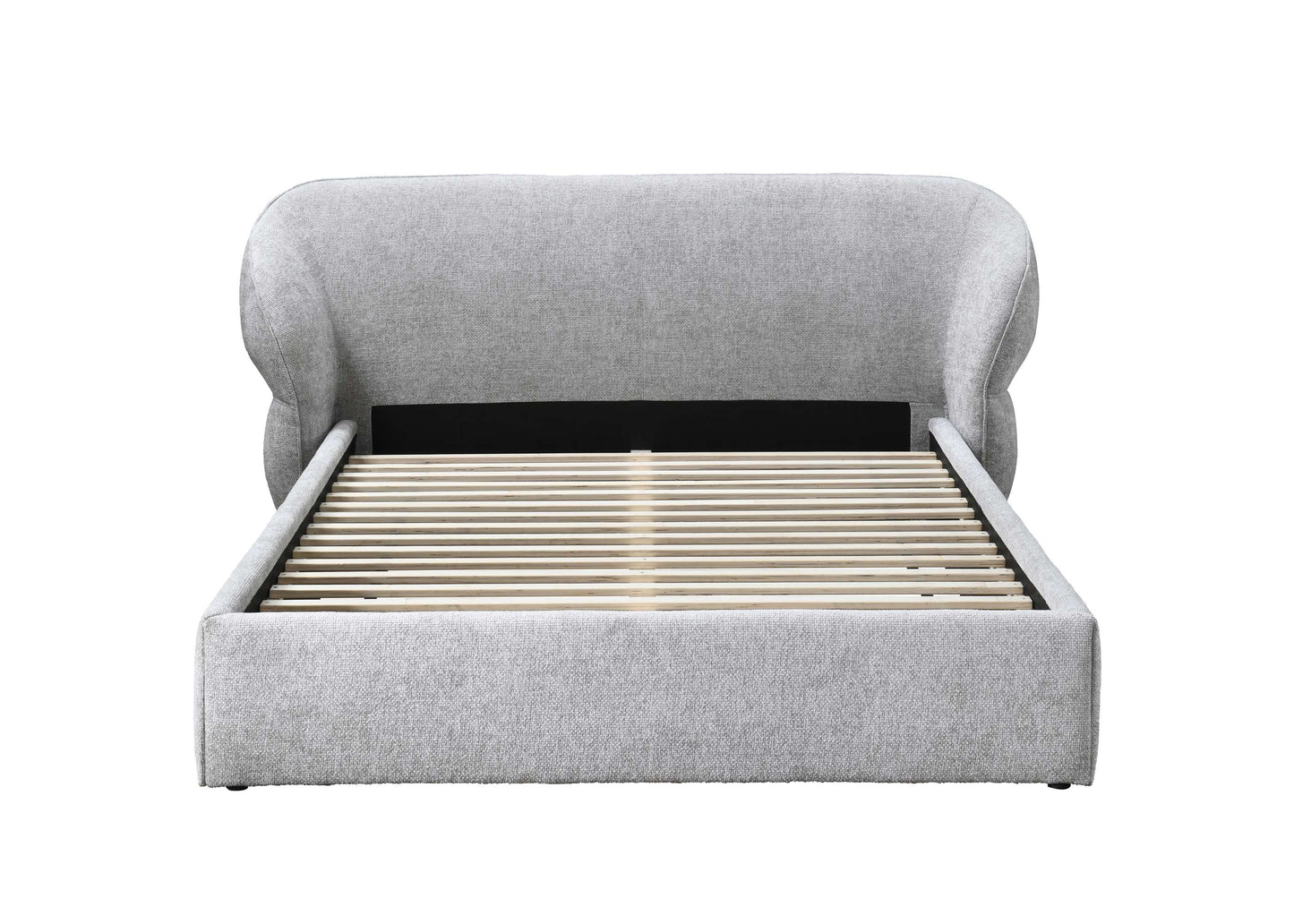 Milan Grey Fabric Bed