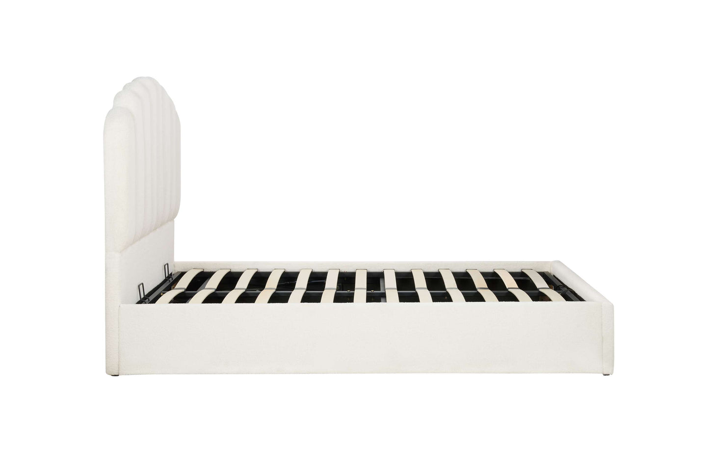 Monaco White Ottoman Storage Bed