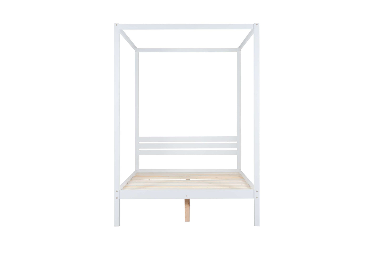 Mercia 4 Poster White Wooden Bed