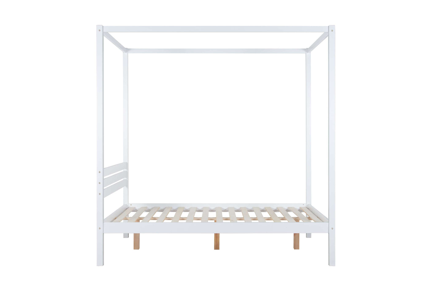 Mercia 4 Poster White Wooden Bed