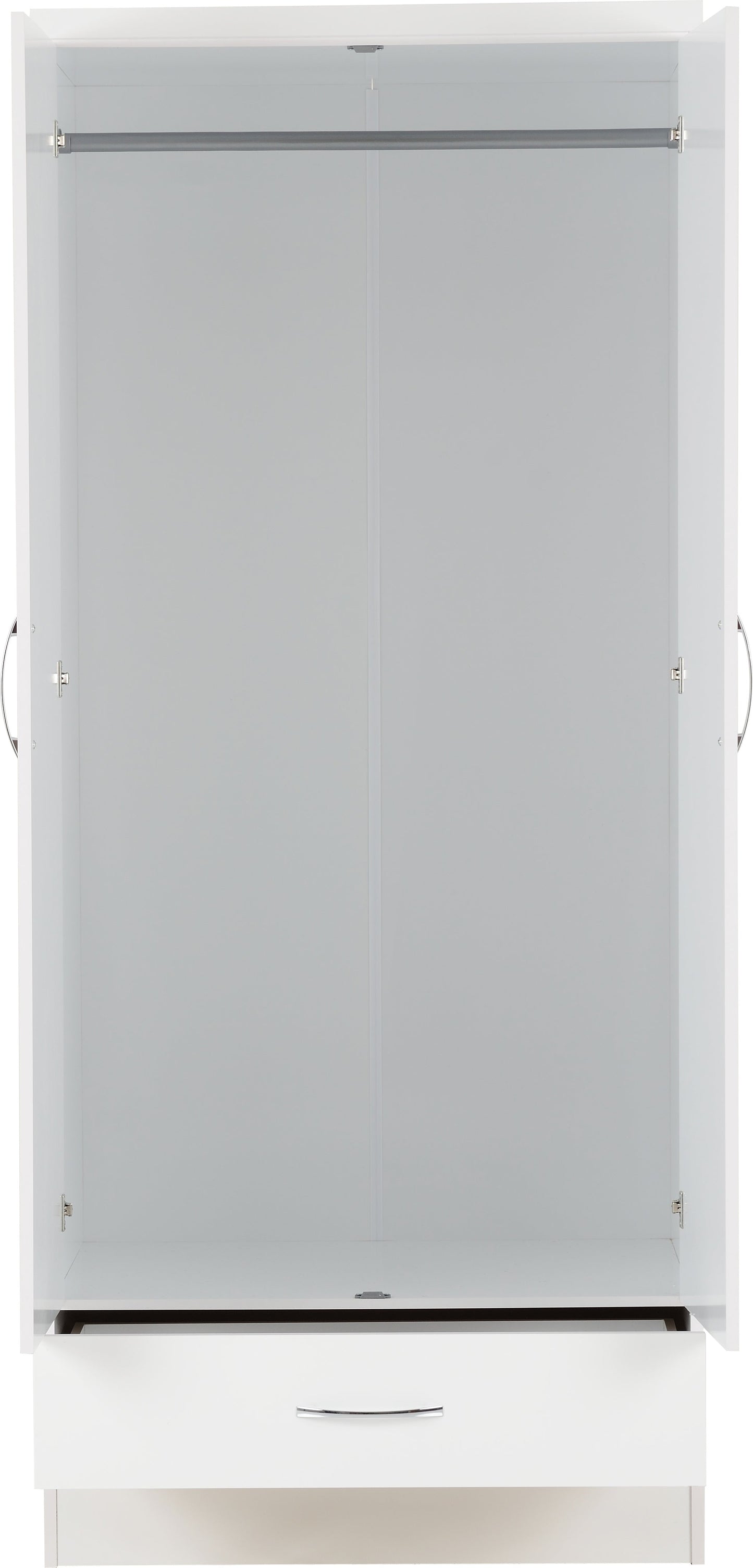 Nevada 2 Door 1 Drawer Wardrobe