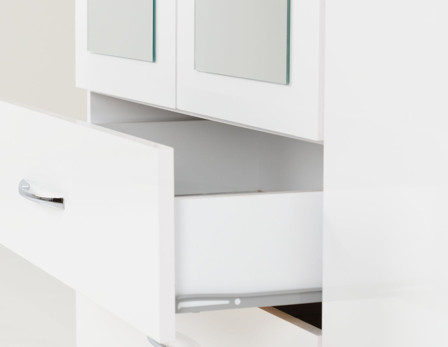 Nevada 3 Door 2 Drawer Mirrored Wardrobe