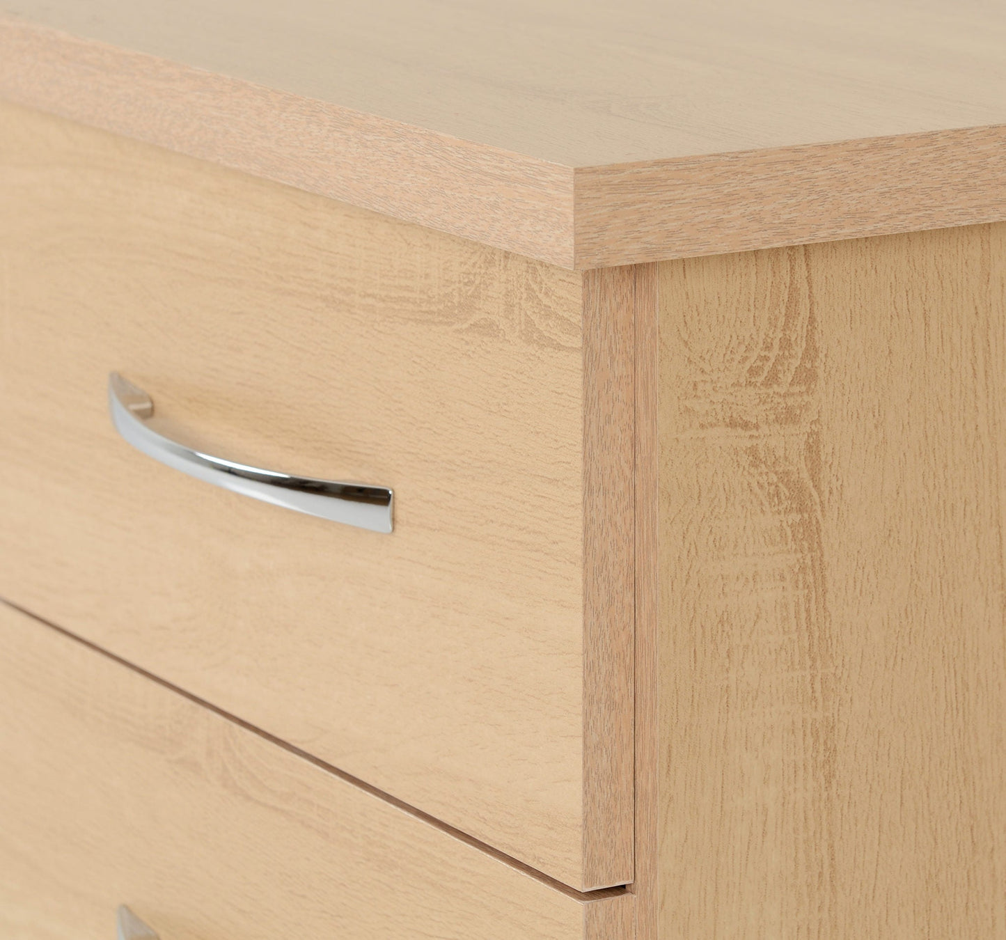 Nevada 3 Drawer Bedside