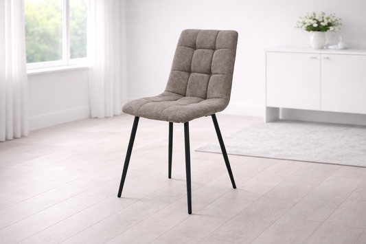Logan Mocha Fabric Dining Chair
