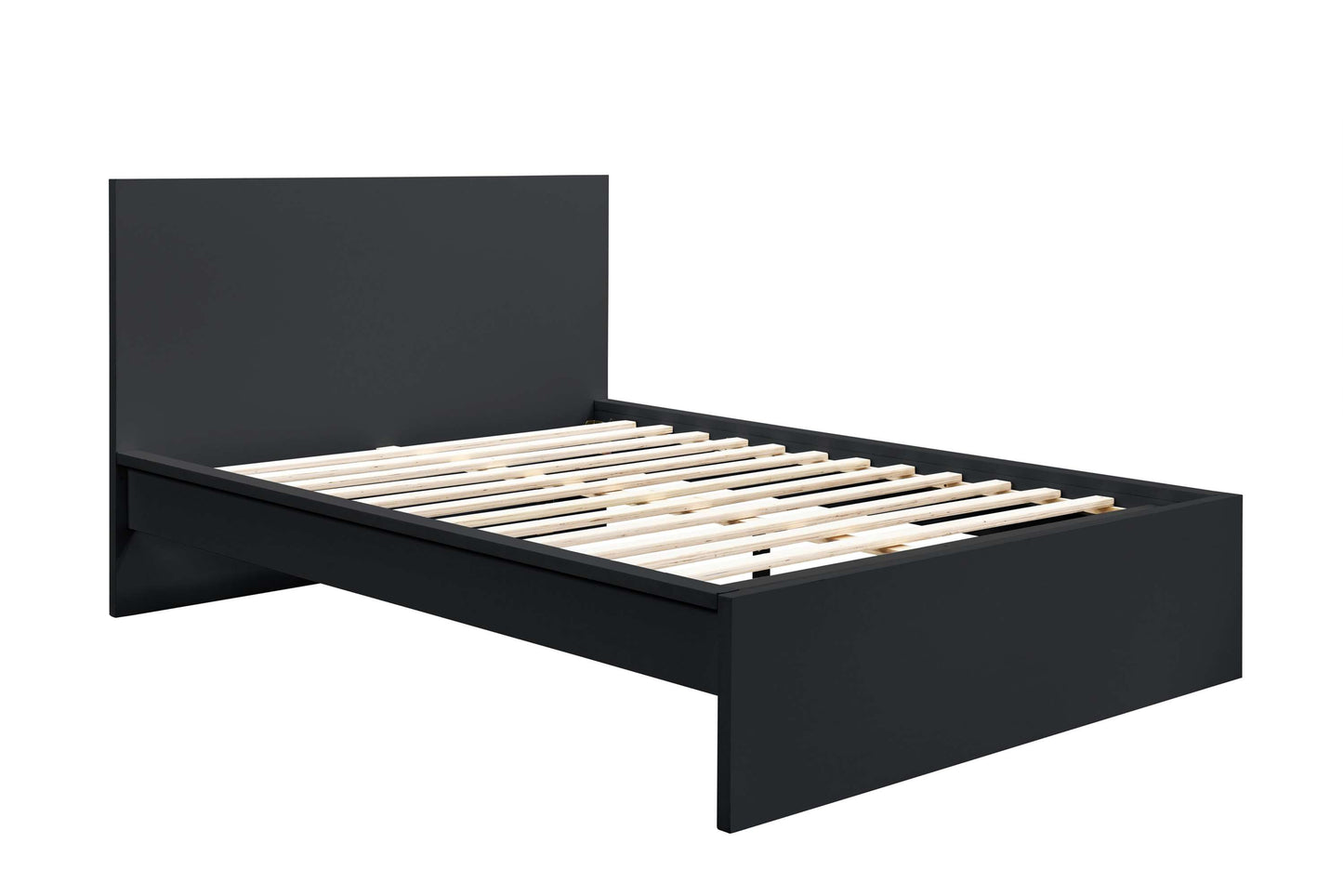 Oslo Black Wooden Bed