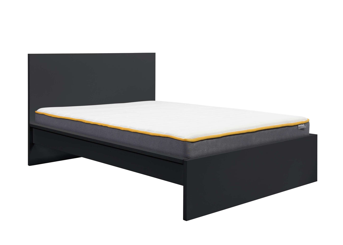 Oslo Black Wooden Bed