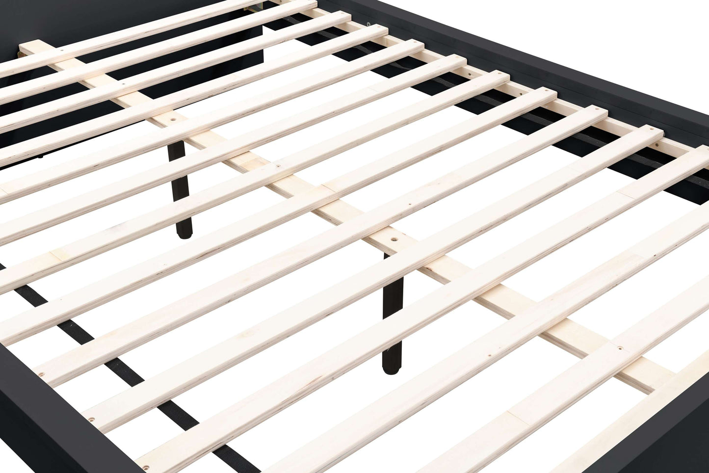 Oslo Black Wooden Bed