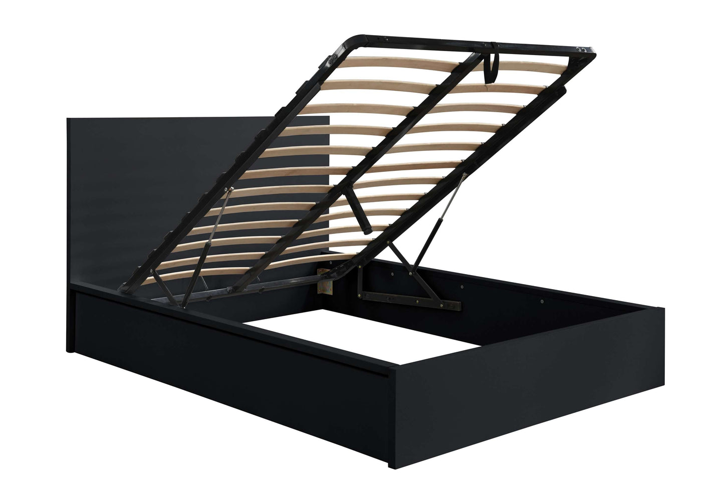 Oslo Black Ottoman Storage Bed