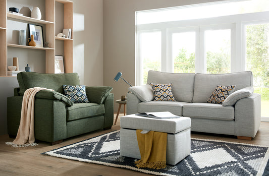 Oslo Fabric 3+2 Sofas