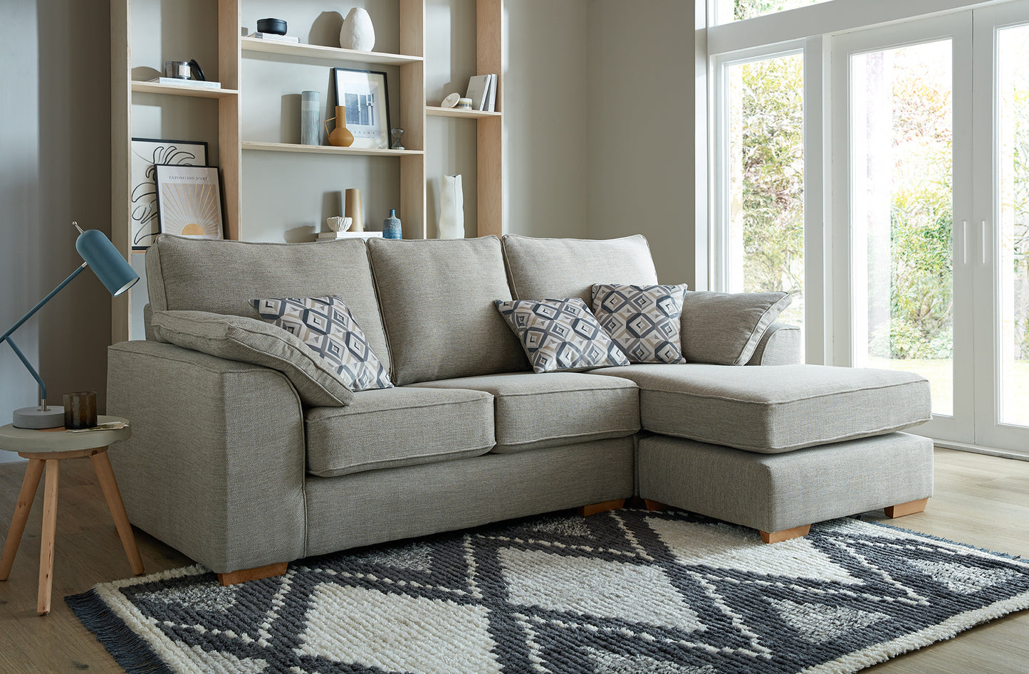 Oslo Fabric 3+2 Sofas