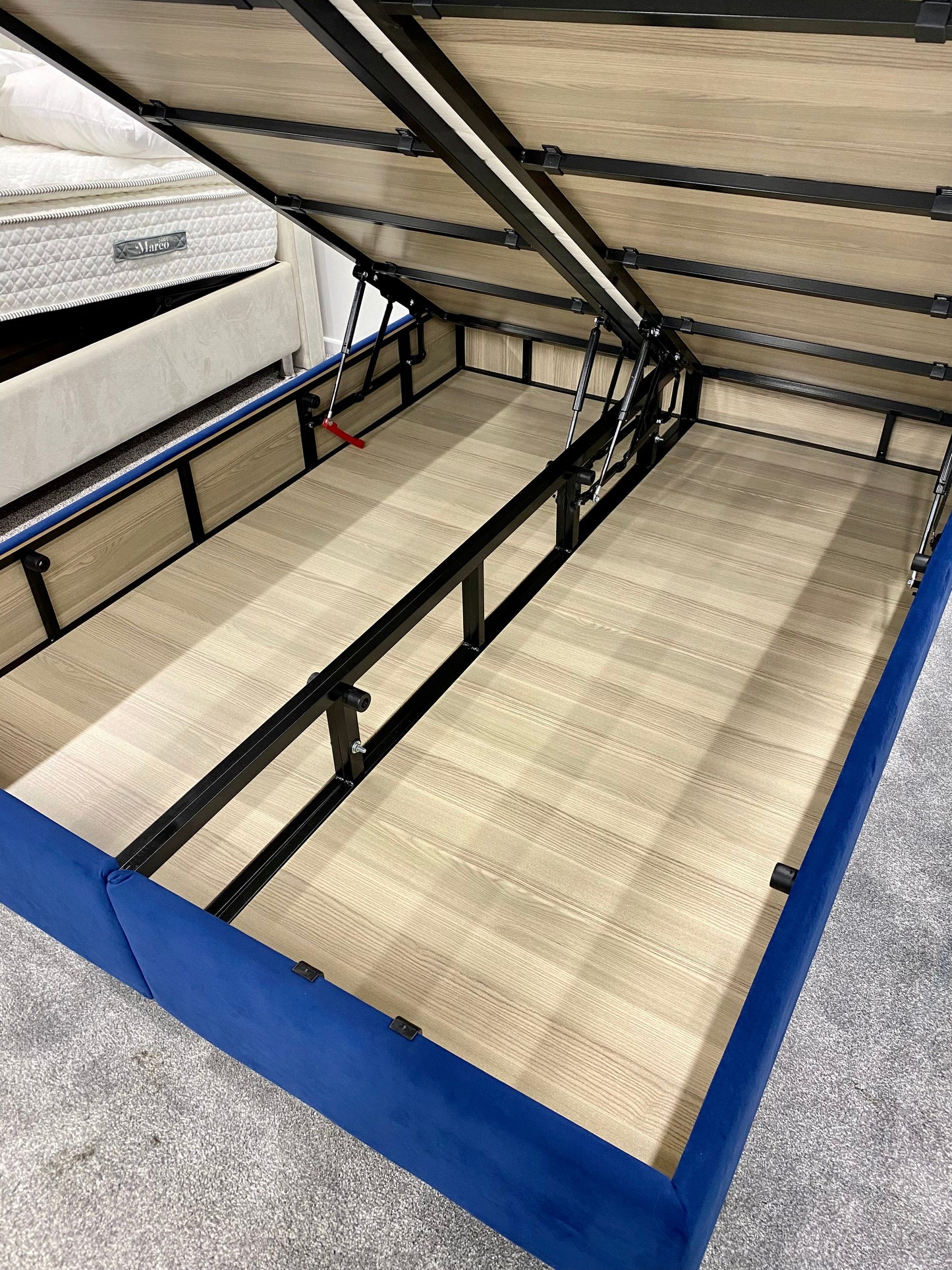 Kingsley Gas Lift Storage Beds - Dreamy Blue