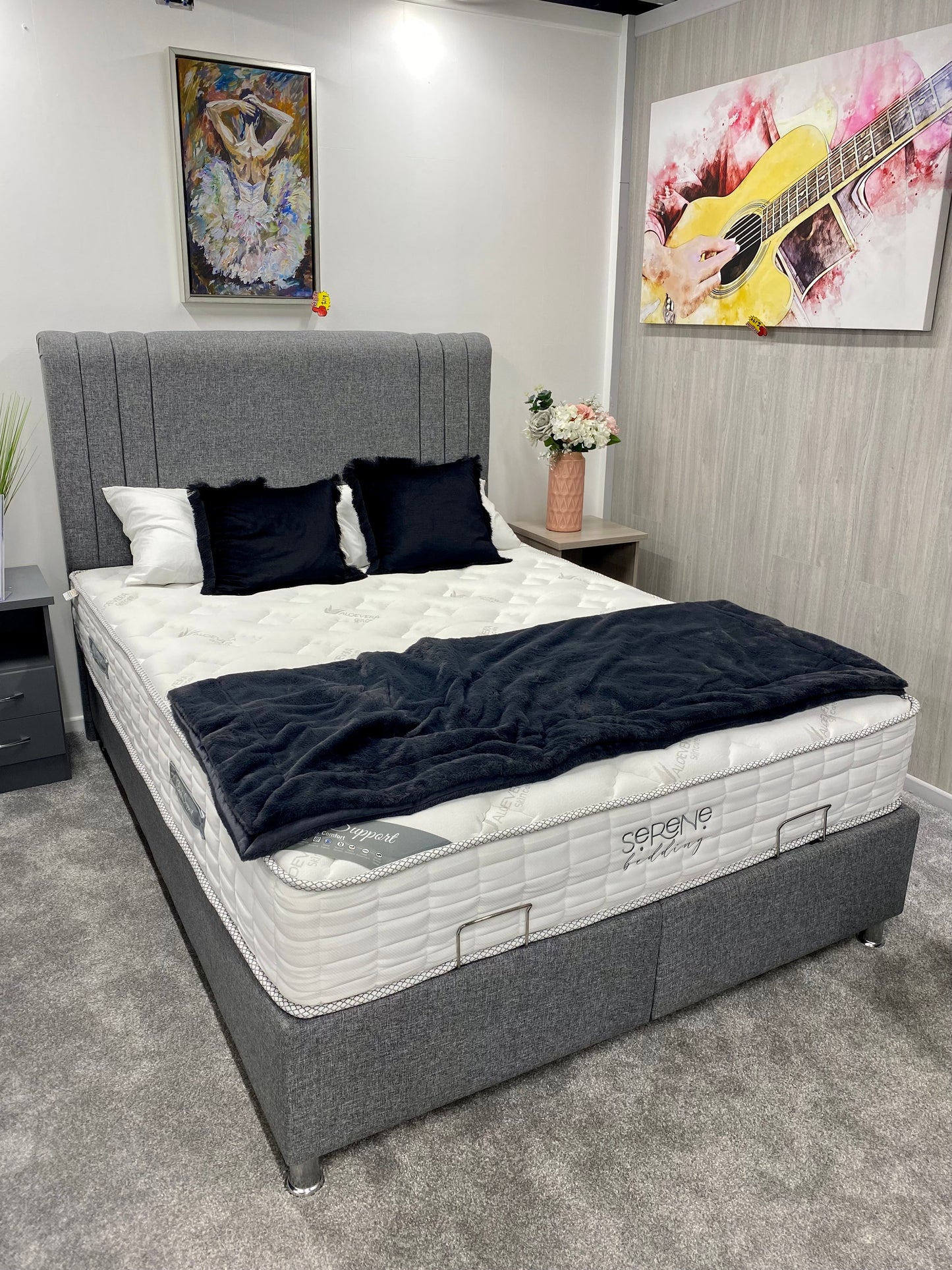 Kingsley Oslo Gas Lift Storage Beds - Premier Grey