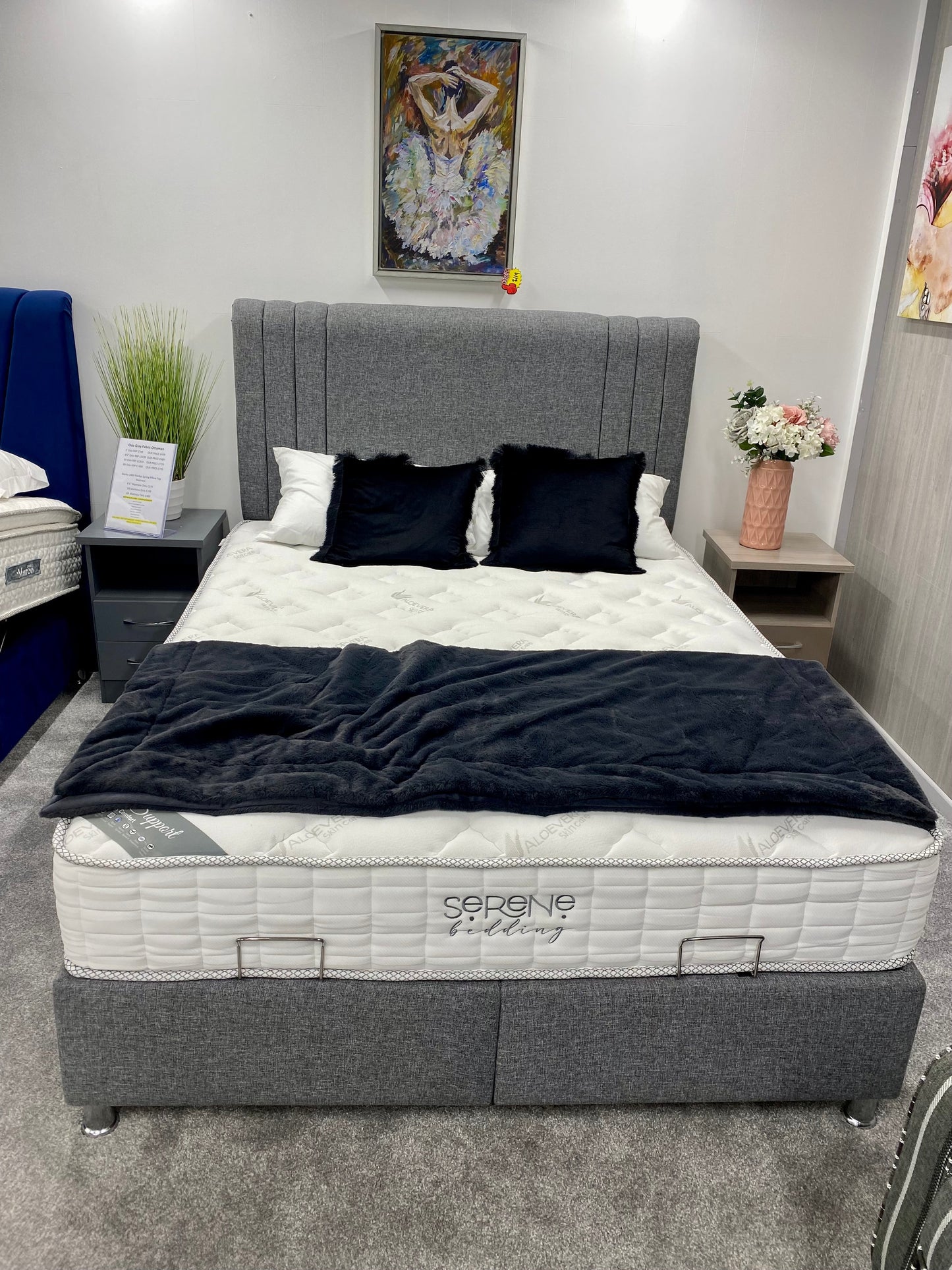 Kingsley Oslo Gas Lift Storage Beds - Premier Grey