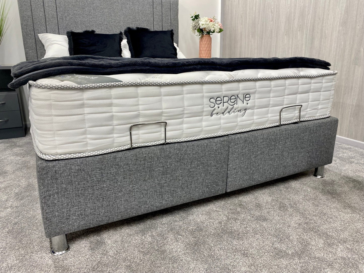 Kingsley Oslo Gas Lift Storage Beds - Premier Grey