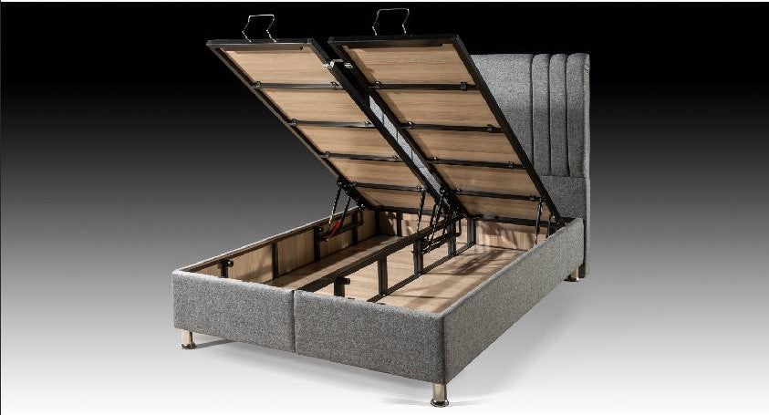 Kingsley Oslo Gas Lift Storage Beds - Premier Grey