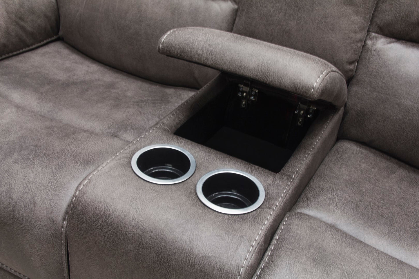 Estelle Grey Fabric Recliner Sofas