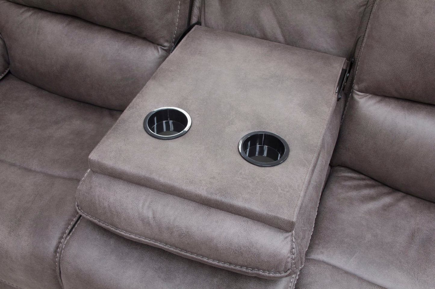 Estelle Grey Fabric Recliner Sofas