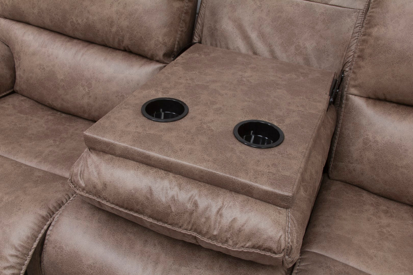 Estelle Sandstone Fabric Recliner Sofas