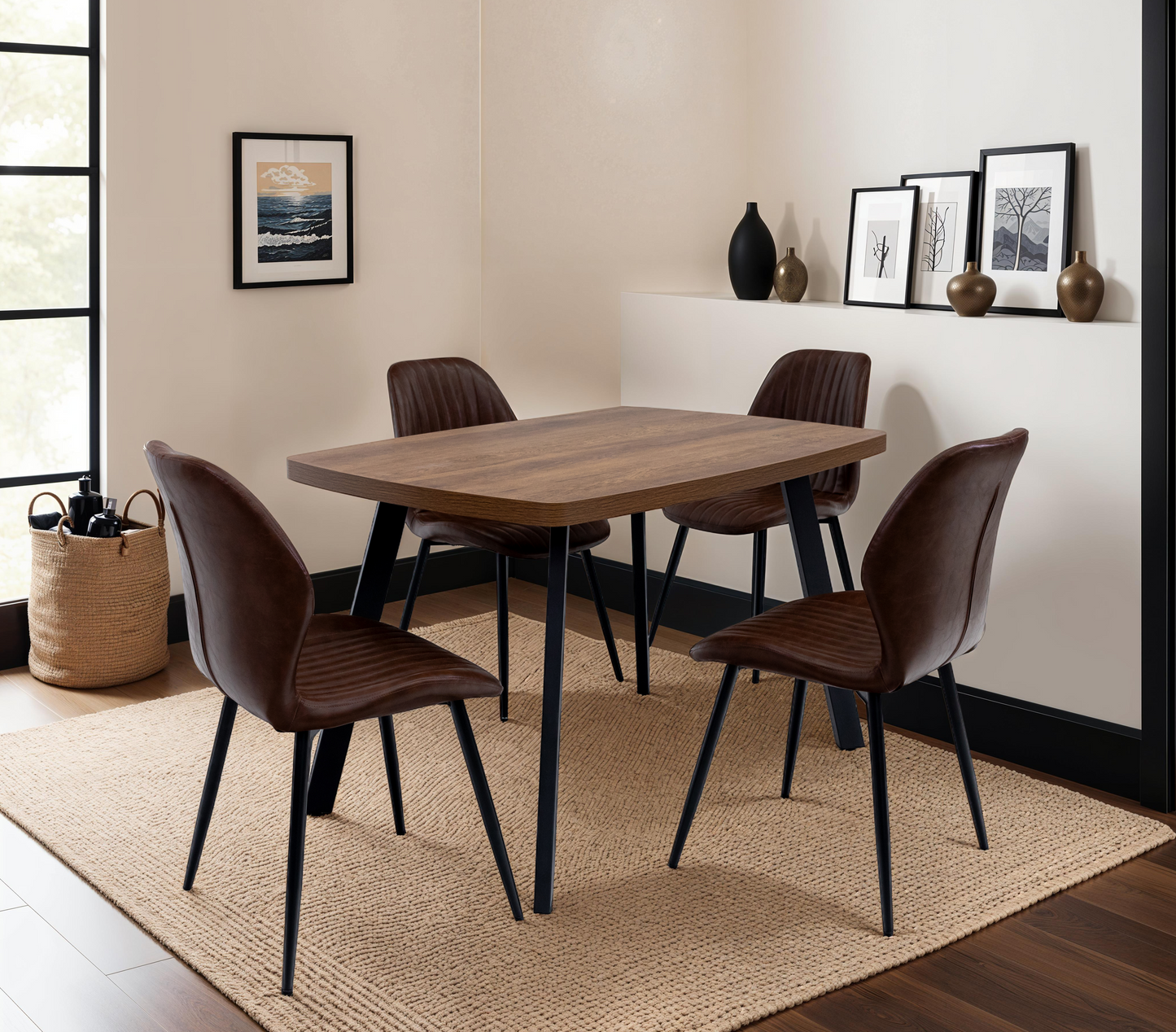 Ashbourne 1.2m Dark Oak Dining Table