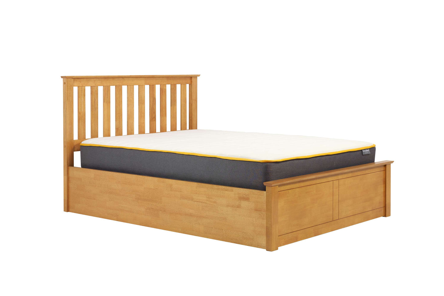 Phoenix Oak Ottoman Storage Bed