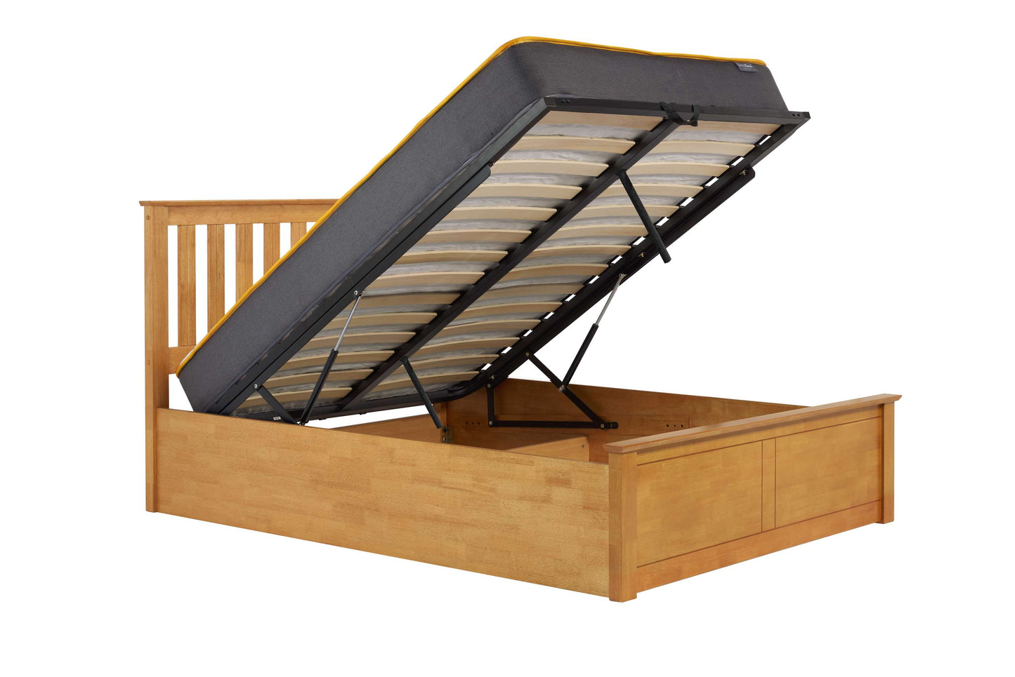 Phoenix Oak Ottoman Storage Bed