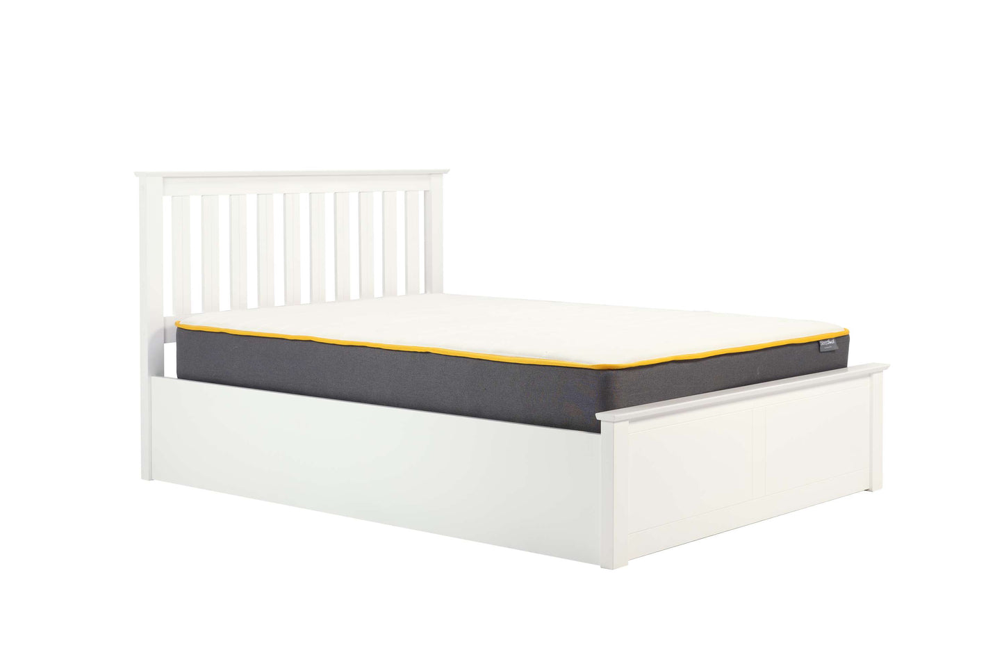 Phoenix White Ottoman Storage Bed