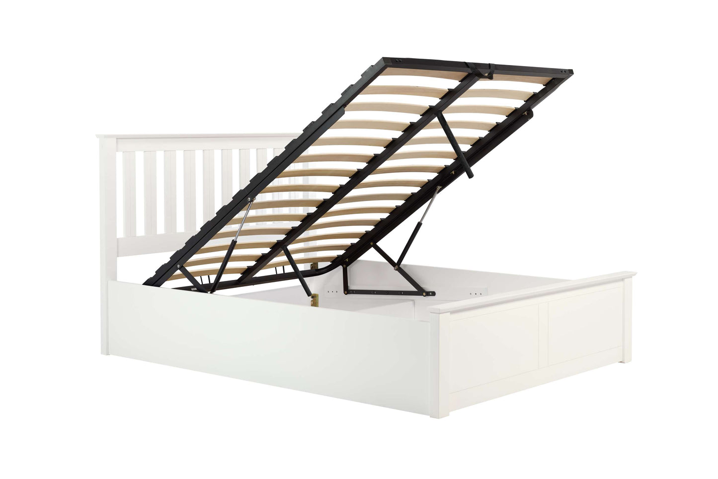 Phoenix White Ottoman Storage Bed