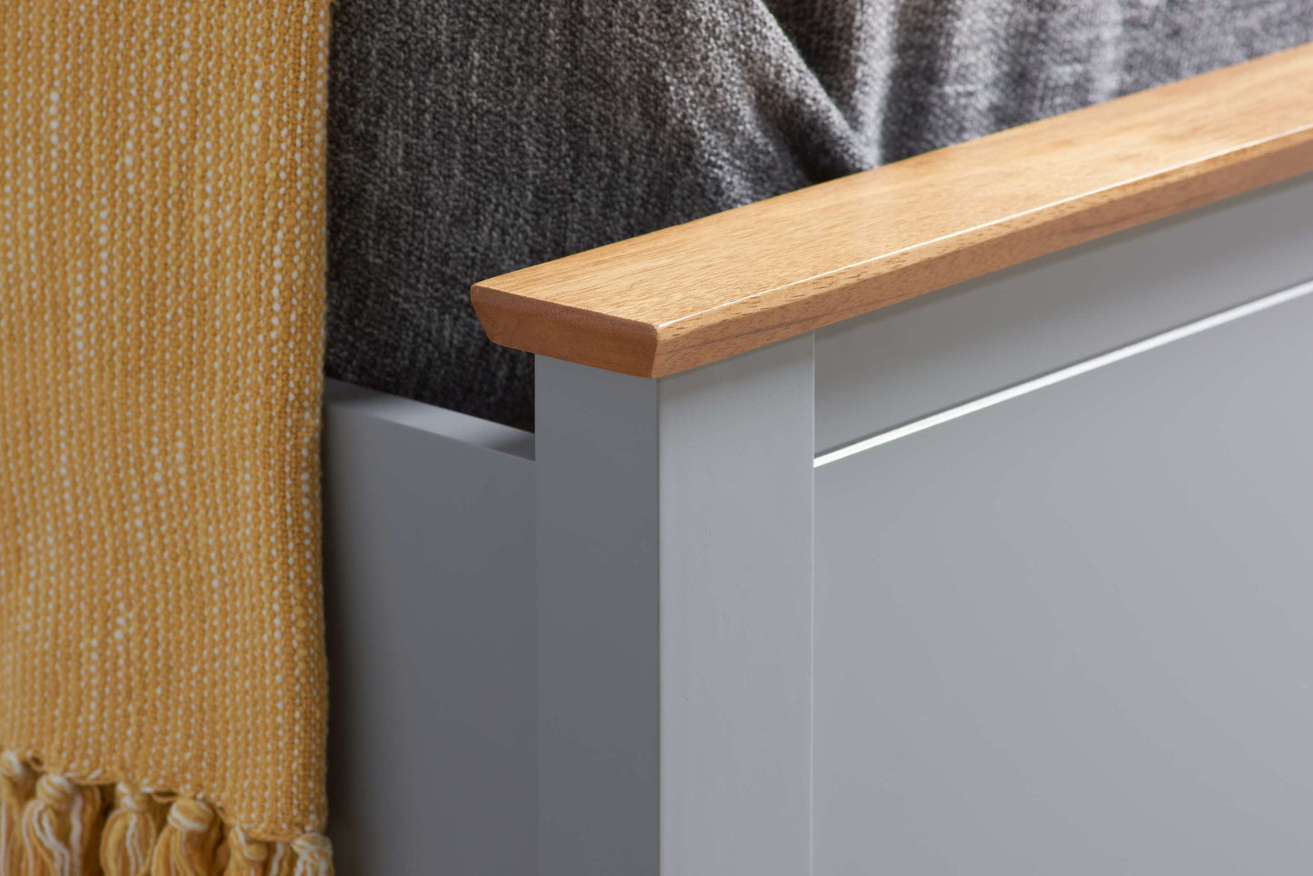 Phoenix Stone Grey Ottoman Storage Bed