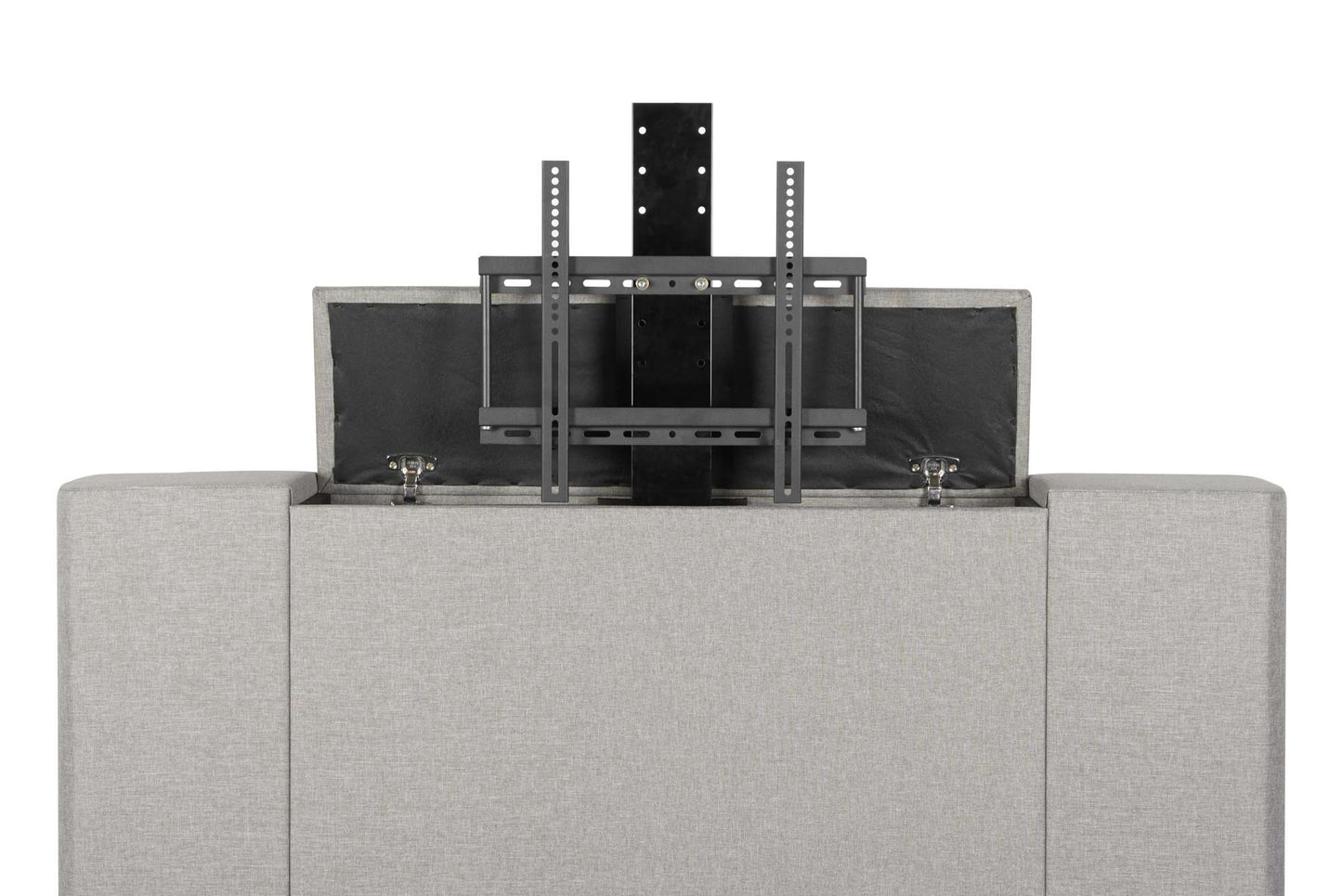 Plaza Grey Fabric TV Bed