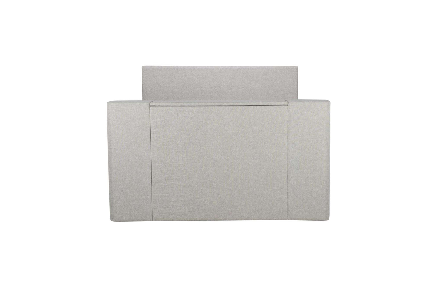 Plaza Grey Fabric TV Bed